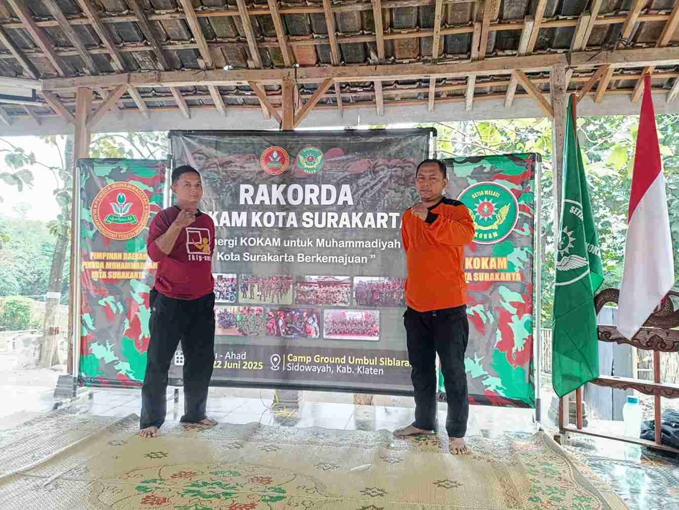 Rakorda Kokam Surakarta dengan nge camp bersama di umbul siblarak kab klaten