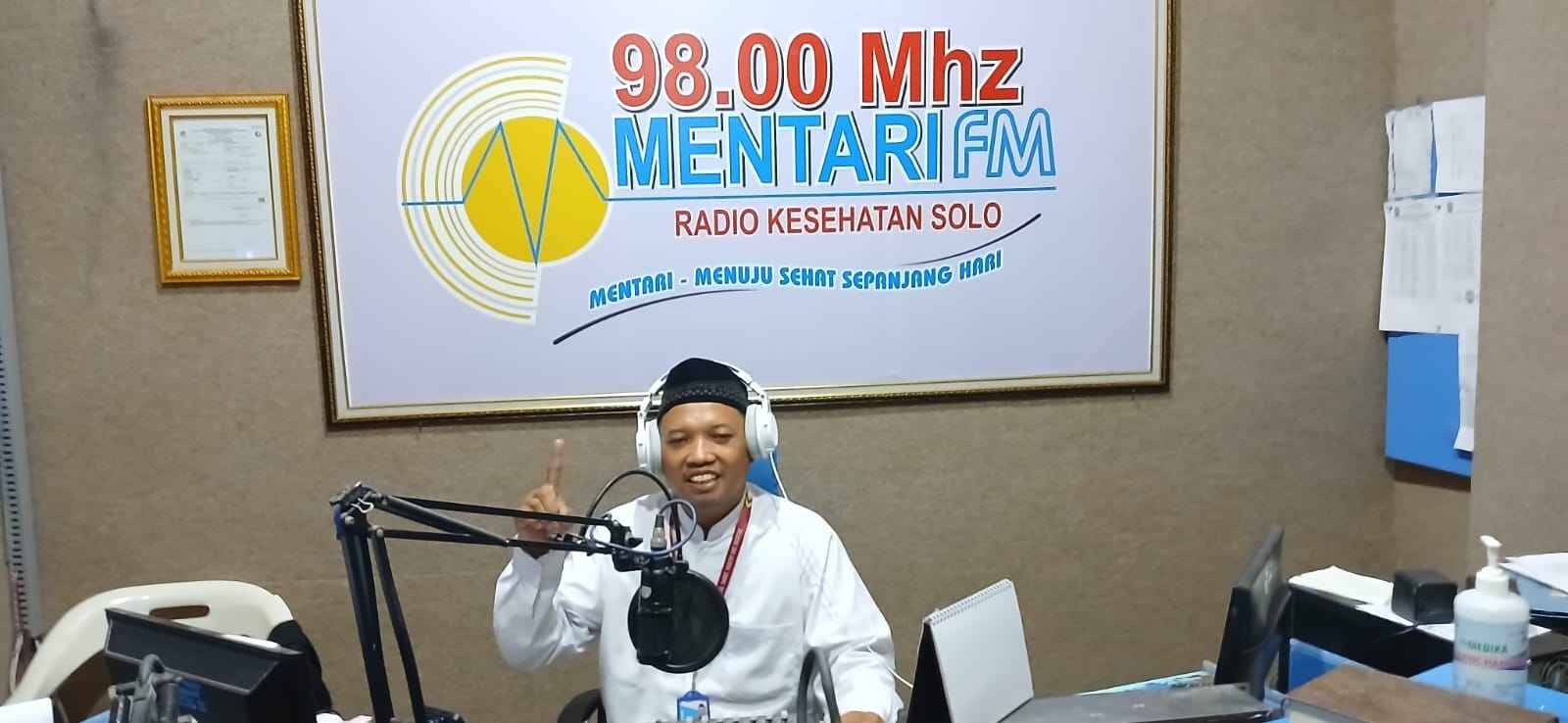 Siaran di Radio Mentari FM Radio Kesehatan Solo